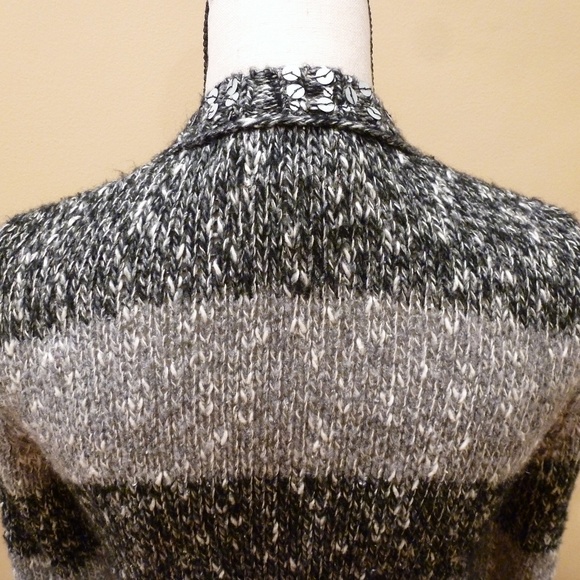 Cardigan button-down tunic length sweater - Picture 5 of 8